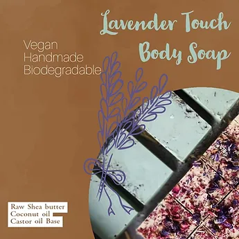 Lavender Touch Body& Hair Soap 100g